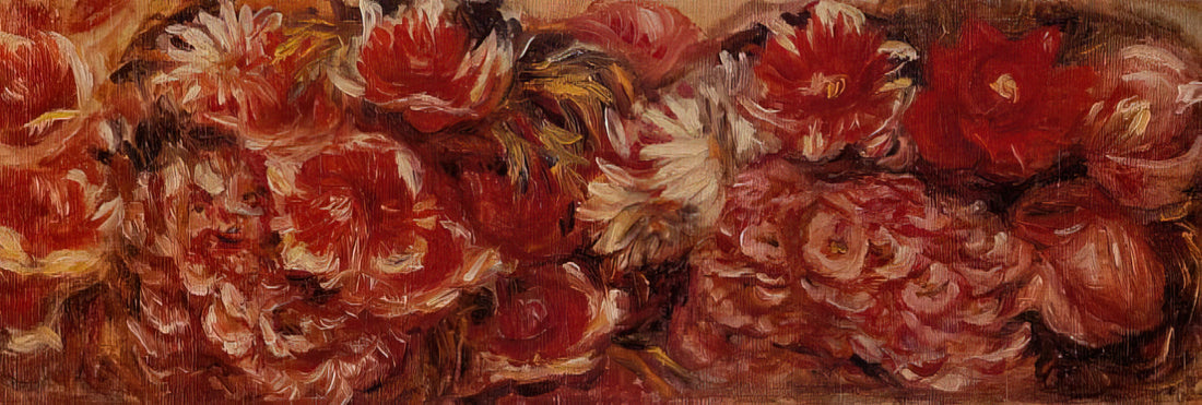 Pierre-Auguste Renoir (1841-1919): The Master of Light, Color, and Joyful Impressionism - Floral Headband by Pierre-Auguste Renoir