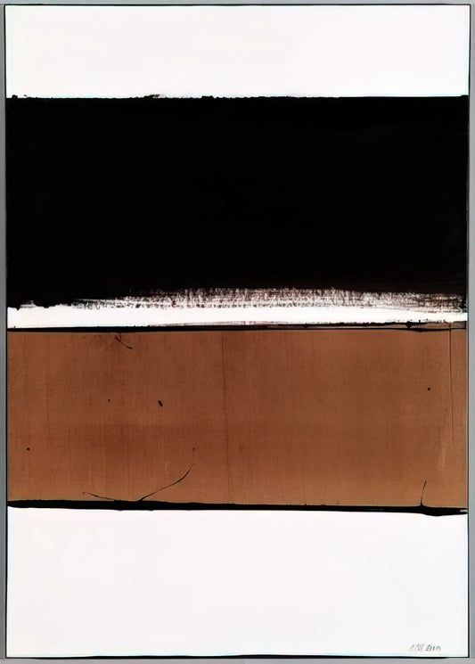 Pierre Soulages at Christie's: Understanding the Market for France's Master of Black - B-Walnut Stain - 1998 by Pierre Soulages