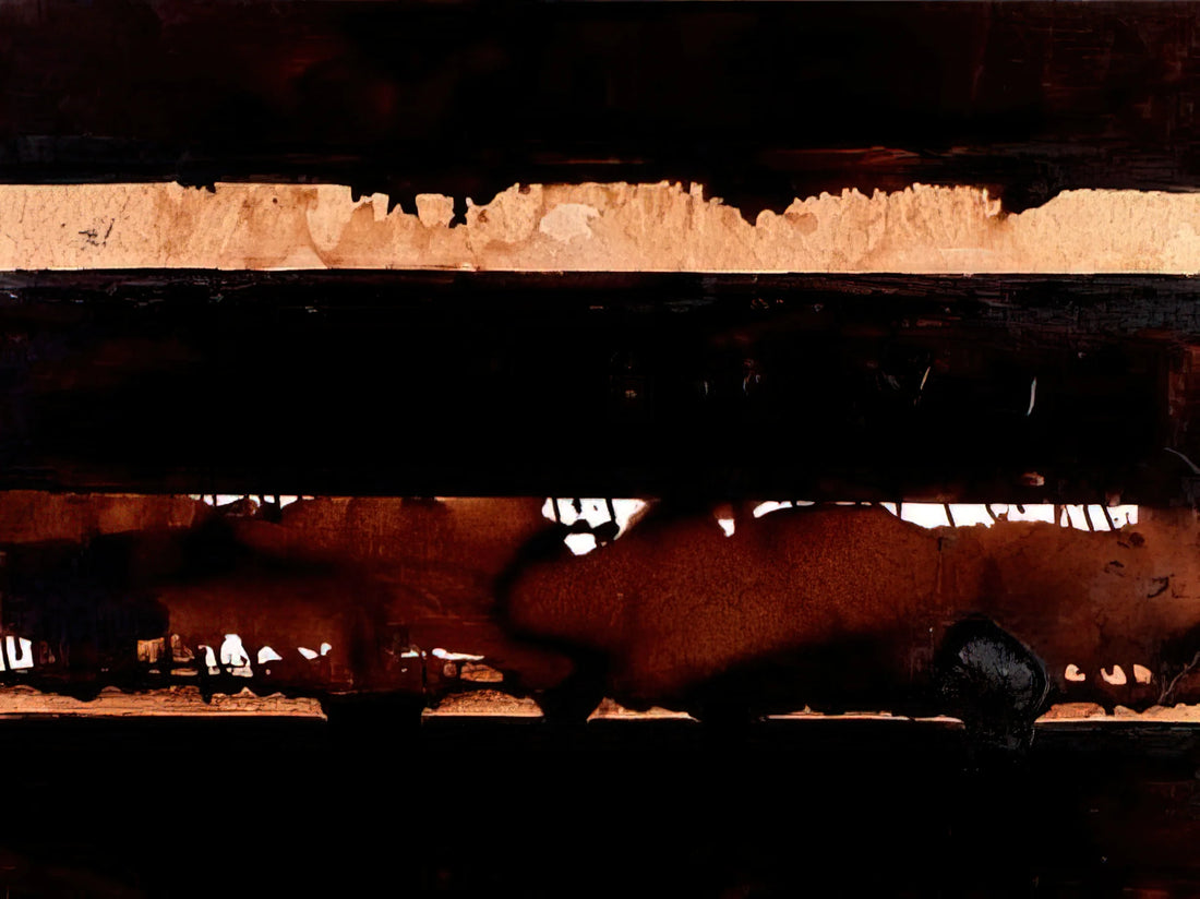 Pierre Soulages at MoMA: A Master of Light and Black - B-Walnut Stain - 2004 by Pierre Soulages