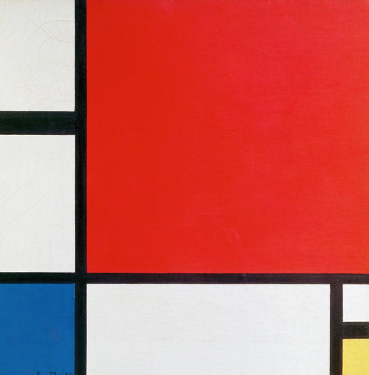 Piet Mondrian Abstract: The Evolution of Geometric Purity in Modern Art - Composition with Red, Blue and Yellow by Piet Mondrian