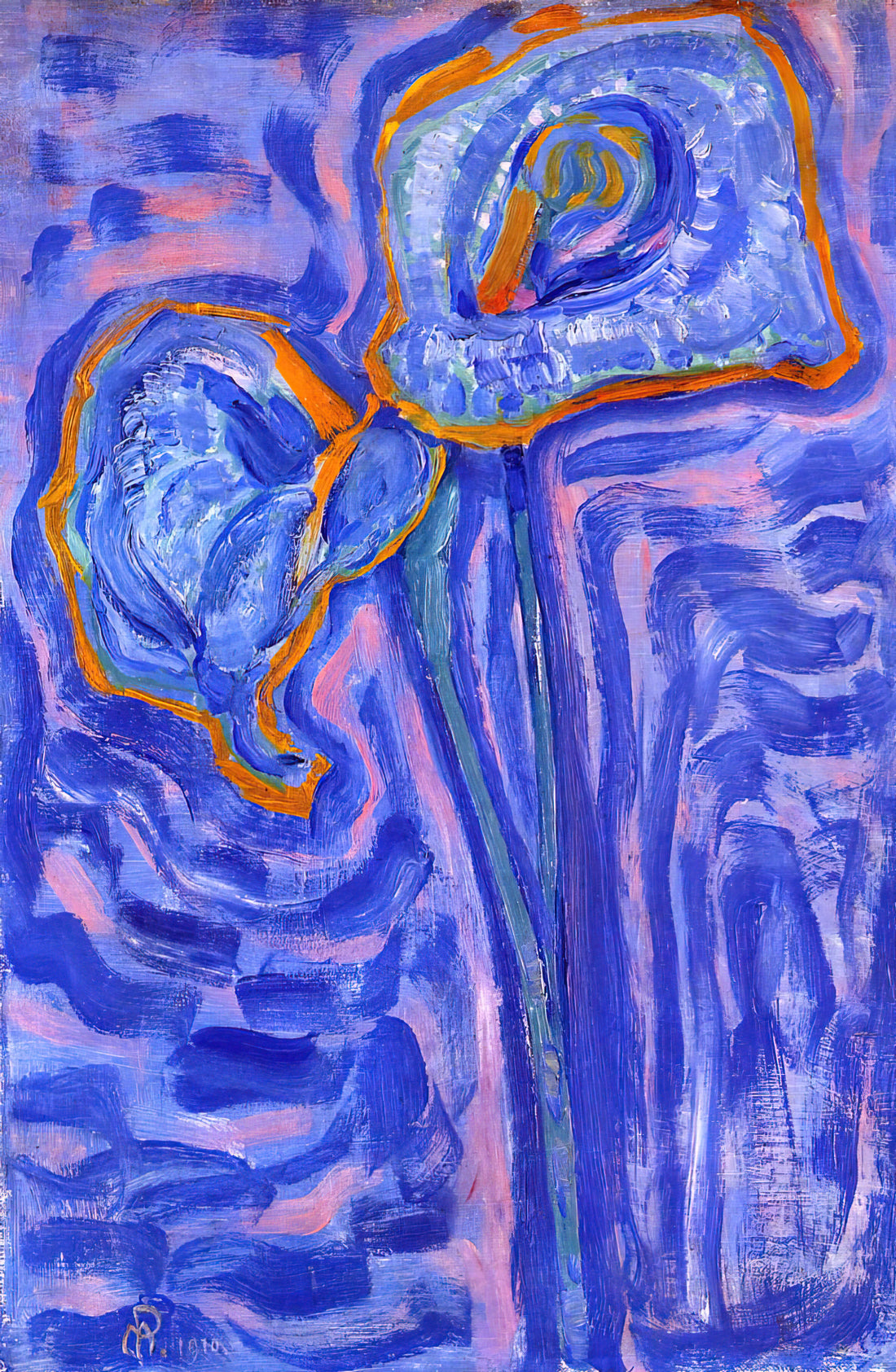 Piet Mondrian Early Paintings: The Evolution from Dutch Landscapes to Geometric Abstraction - Sun by Piet Mondrian