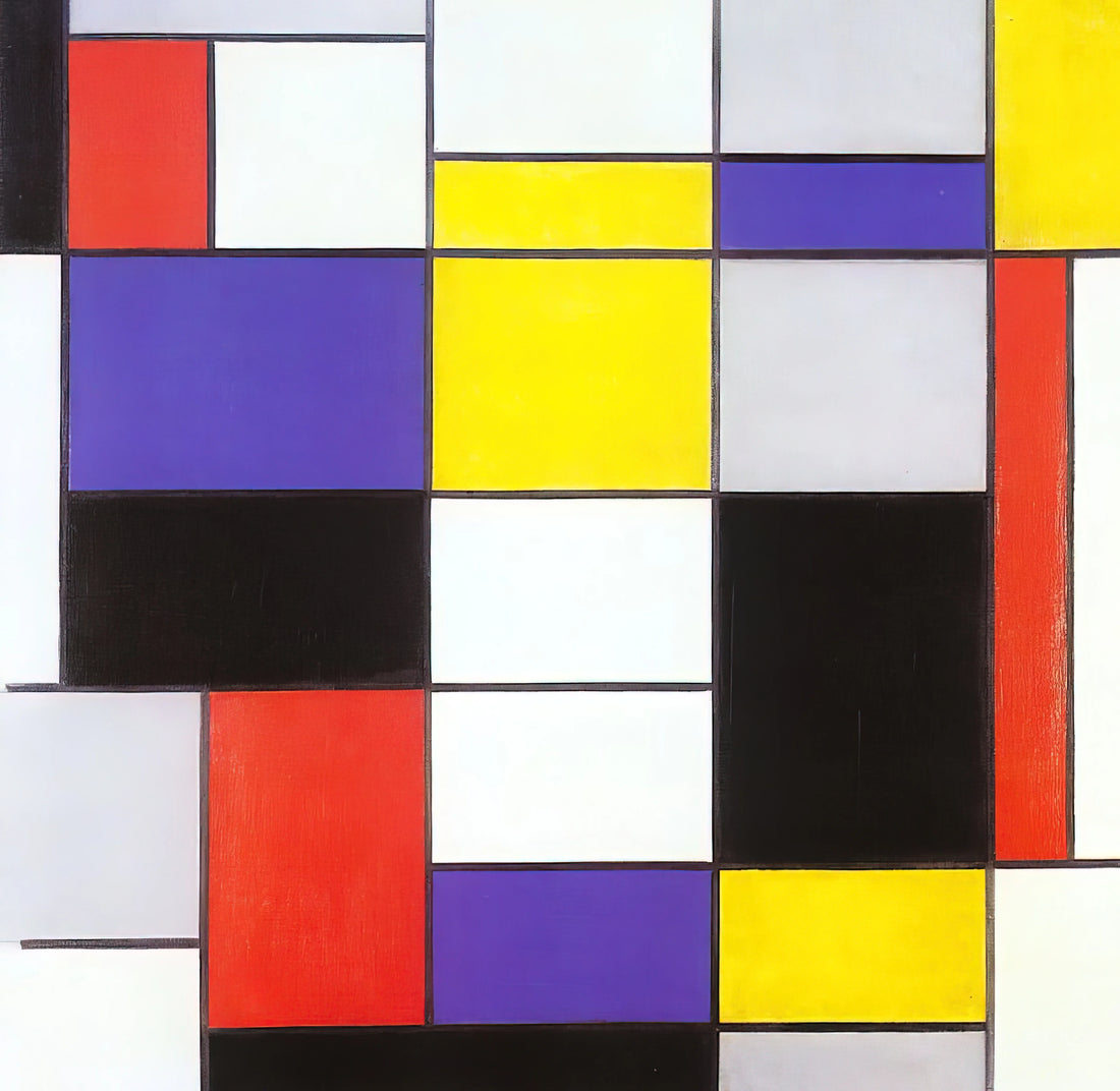 Piet Mondrian Posters & Prints: A Guide to Modernist Geometry and Timeless Design - Composition A by Piet Mondrian