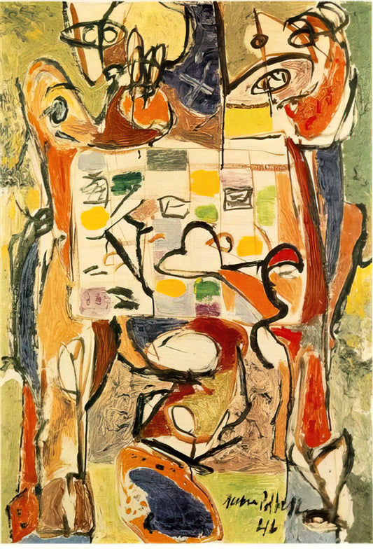 Pollock Prints for Sale: A Collector's Guide to Acquiring Abstract Expressionist Masterpieces - THE TEA CUP by Jackson Pollock