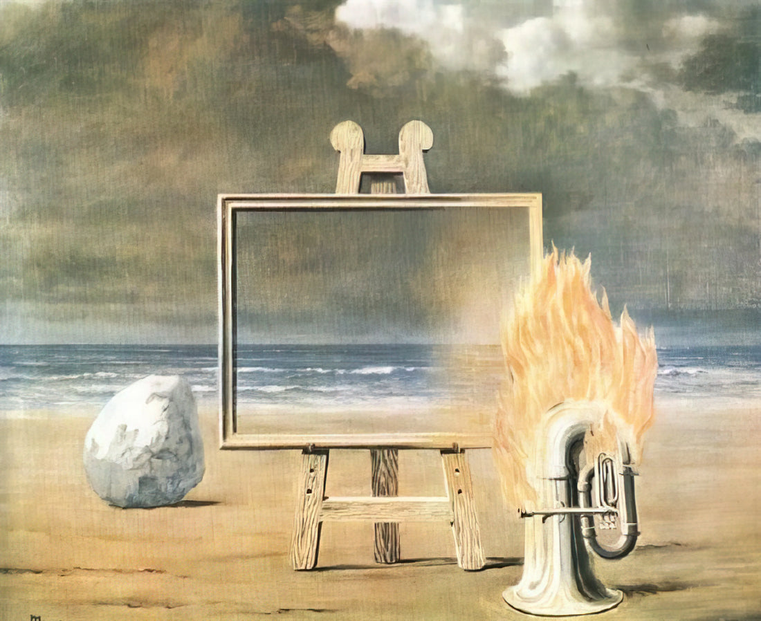 Pompidou Magritte: A Curator's Guide to the Surrealist Master's Enduring Legacy - THE FAIR CAPTIVE 1947 by Rene Magritte
