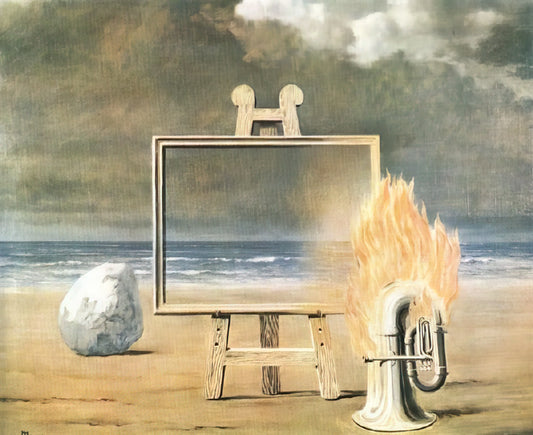 Pompidou Magritte: A Curator's Guide to the Surrealist Master's Enduring Legacy - THE FAIR CAPTIVE 1947 by Rene Magritte