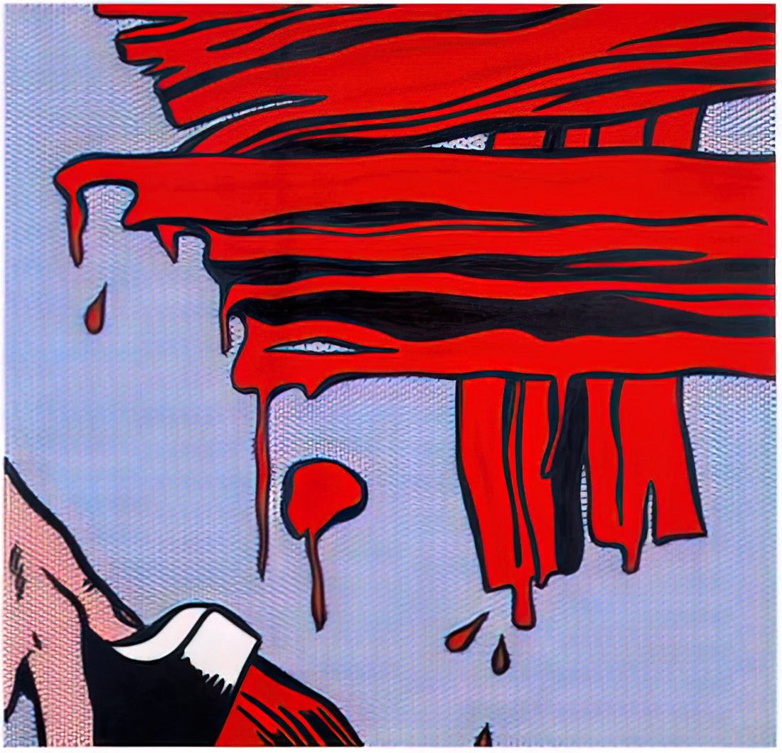 Pop Art Paintings: Roy Lichtenstein's Revolutionary Comic Strip Aesthetic - BRUSHSTROKES 1965 by Roy Lichtenstein