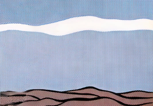 Pop Art Poster Roy Lichtenstein: A Definitive Guide to the Iconic Artist's Graphic Legacy - LANDSCAPE 1964 by Roy Lichtenstein