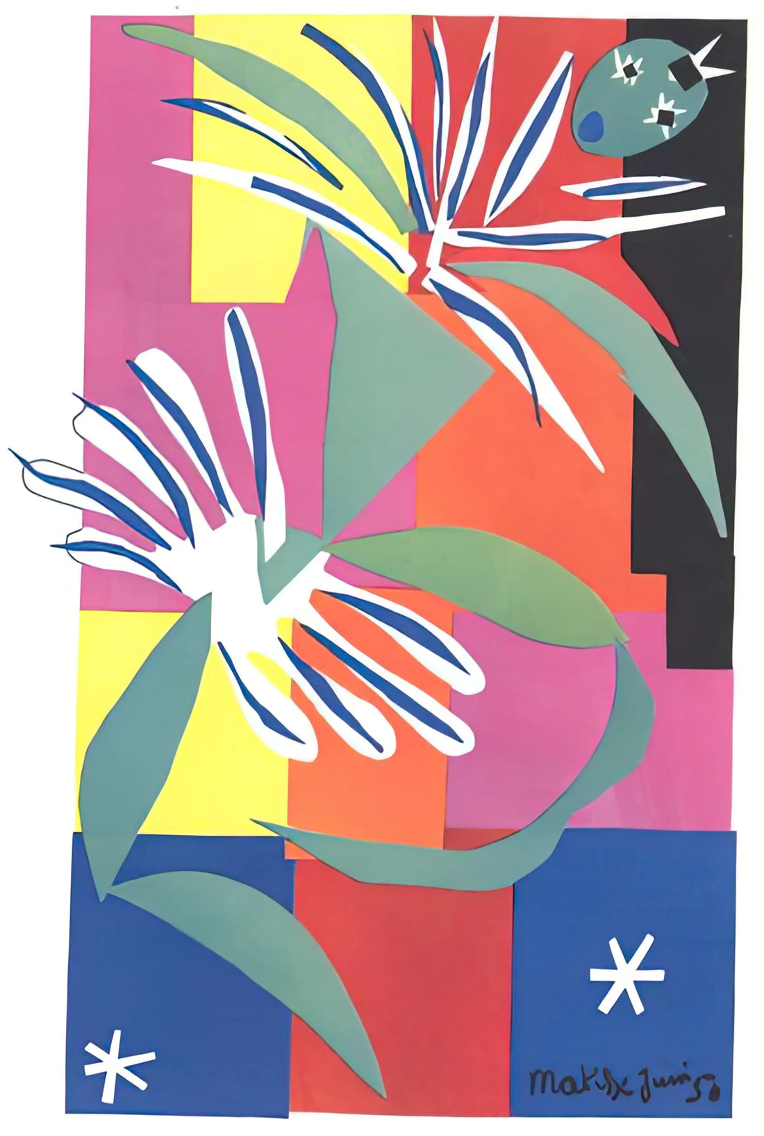 Portrait of Marguerite Matisse: A Masterpiece of Modernist Portraiture - CREOLE DANCER by Henri Matisse