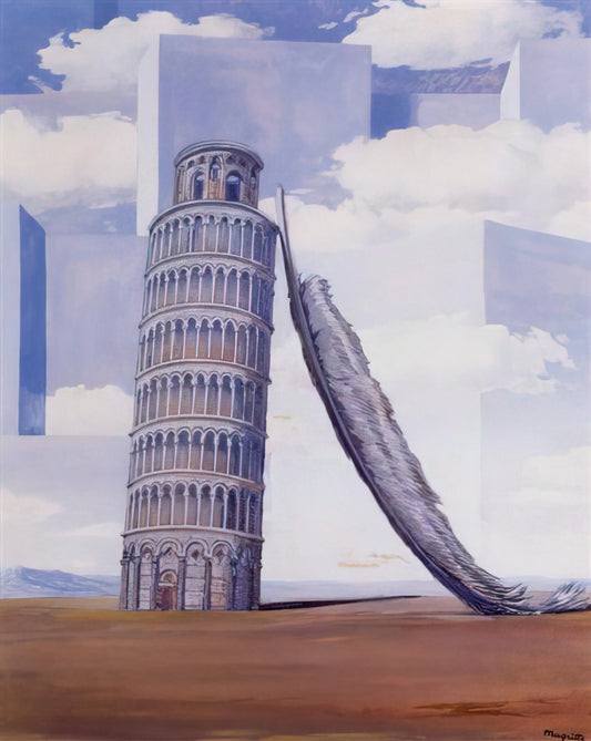 Poster René Magritte: Surrealist Iconography for Modern Spaces - MEMORY OF A JOURNEY 1955 by Rene Magritte
