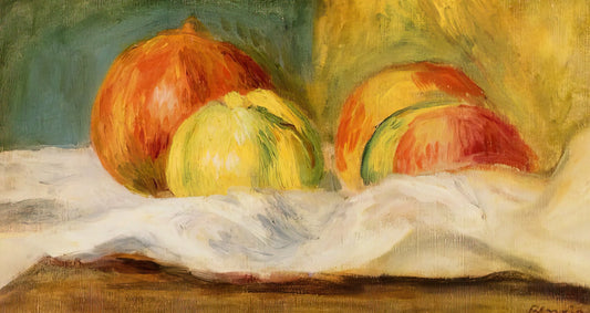 Prints by Renoir: A Collector's Guide to the Impressionist Master's Enduring Legacy - Still Life with Apples and Pomegranates by Pierre-Auguste Renoir