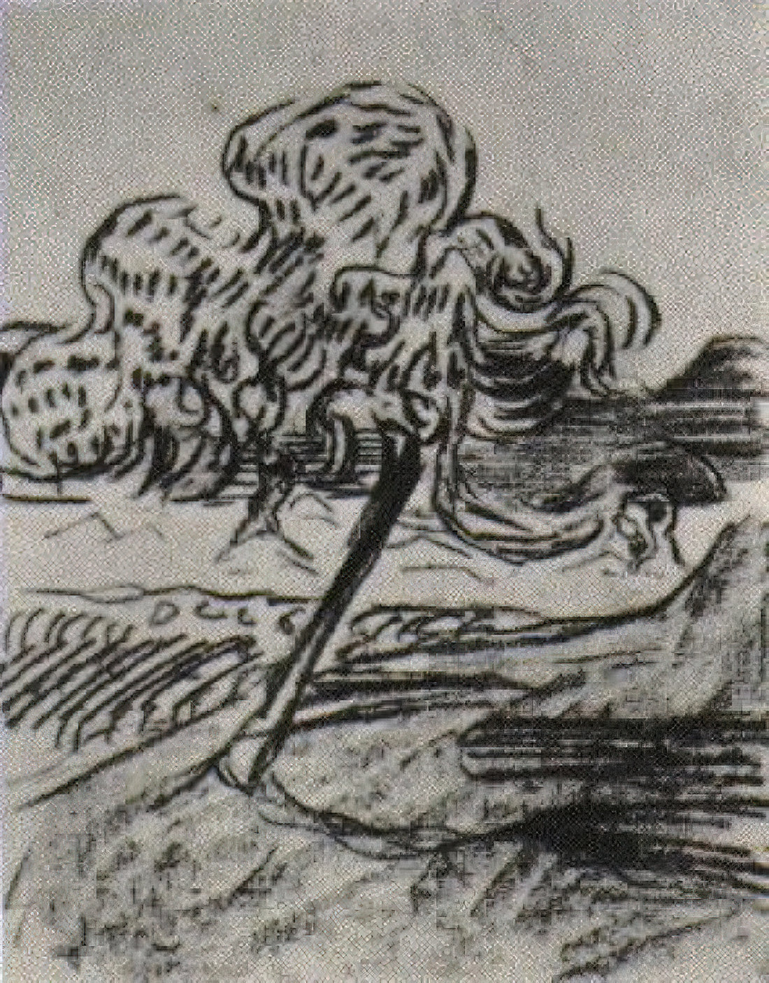 Prints of Van Gogh Paintings: A Curator's Guide to Owning His Masterpieces - Study of a Fruit Tree by Vincent van Gogh