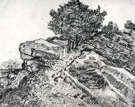 Prints of Van Gogh: A Collector's Guide to Museum-Quality Reproductions - Montmajour by Vincent van Gogh