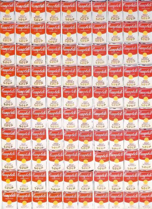 Queen Elizabeth by Andy Warhol: A Pop Art Portrait of Monarchy - 100 Cans by Andy Warhol
