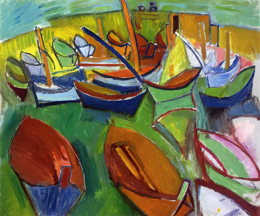 Raoul Dufy Poster: A Guide to the French Fauvist's Vibrant Art Prints - MARTIGUES 1907 by Raoul Dufy