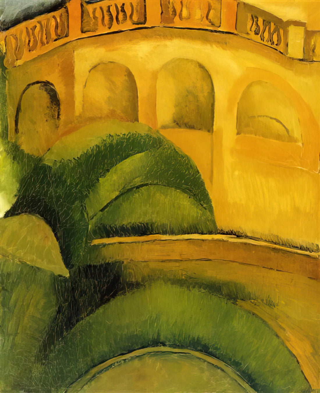 Raoul Dufy Poster: Capturing the Joy of Modern Art in Your Home - ARCADES AT L ESTAQUE 1908 by Raoul Dufy