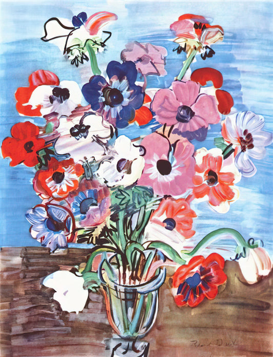 Raoul Dufy Signed Lithograph: A Collector's Guide to Authenticity, Value, and Artistic Legacy - ANEMONES 1937 by Raoul Dufy