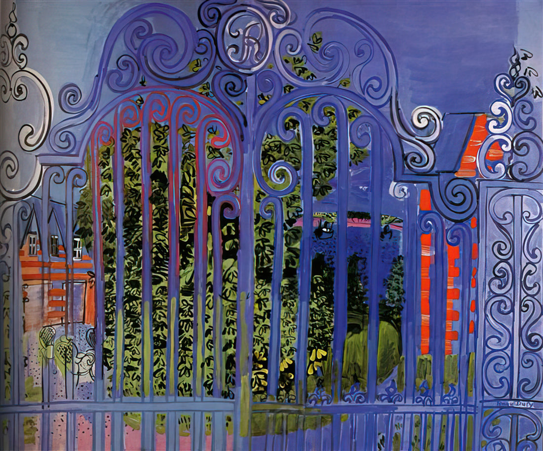 Raoul Dufy: La Tour Eiffel (1935) – A Symphony of Light and Parisian Spirit - THE GRID 1930 by Raoul Dufy