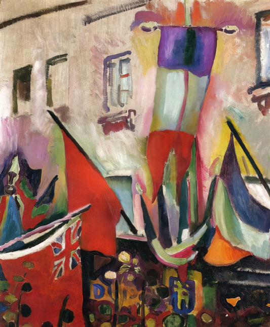 Raoul Dufy's Eiffel Tower: A Joyful Modernist Icon in Art Prints - FLAGS 1906 by Raoul Dufy