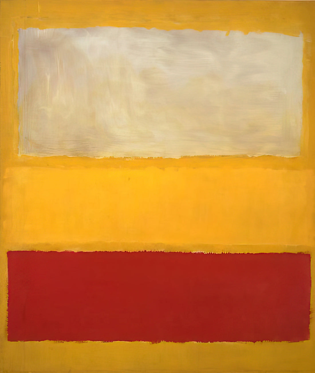 Red by Mark Rothko: The Emotional Power of Color in Abstract Expressionism - No. 13 White, Red on Yellow by Mark Rothko