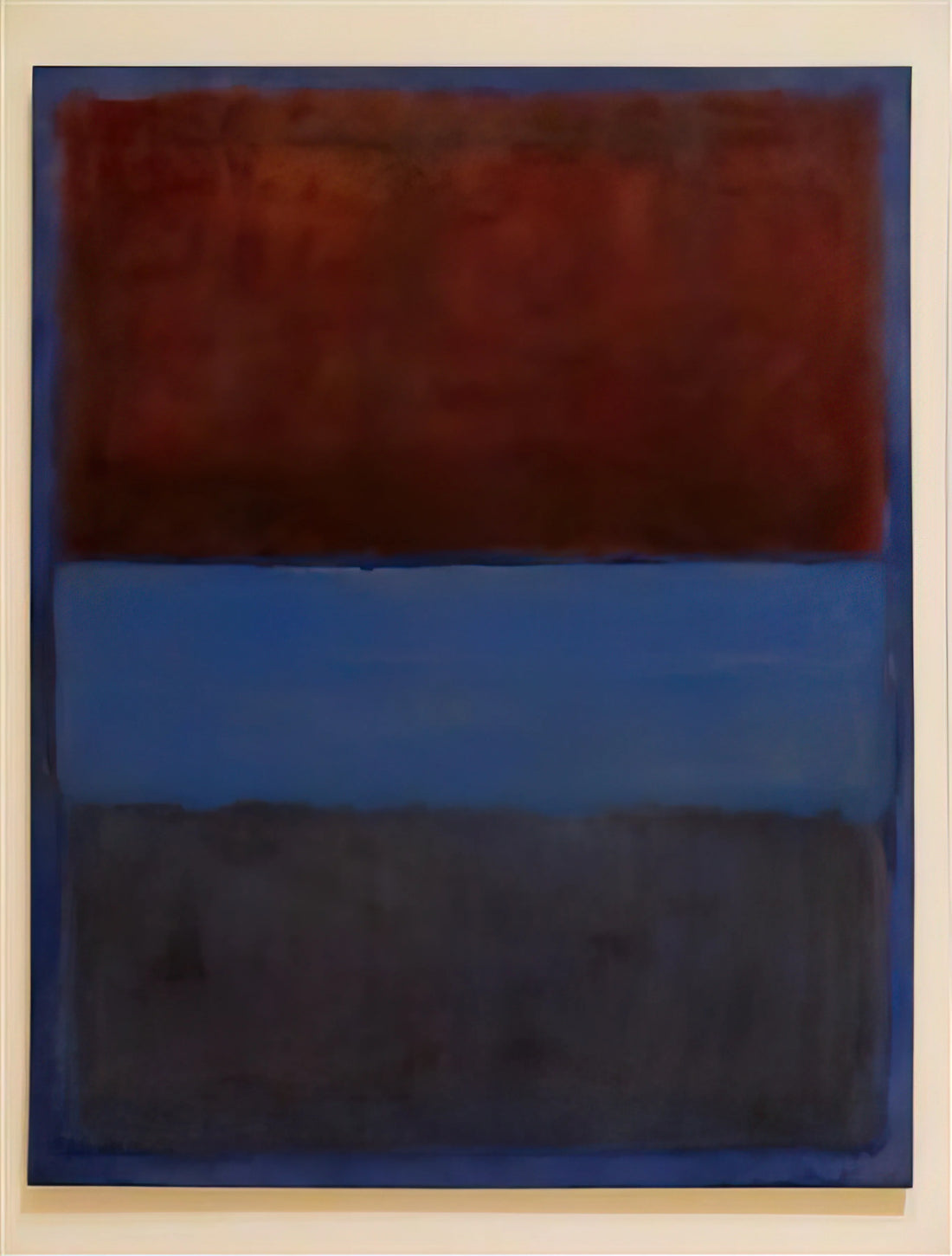 Red on Maroon Rothko: A Deep Dive into the Artist's Signature Color Field Masterpiece - No.61 Rust and Blue - 1953 by Mark Rothko