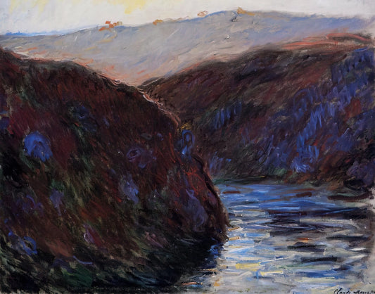 Regattas at Argenteuil by Claude Monet: A Masterpiece of Impressionist Innovation - The Creuse Valley, Evening Effect by claude monet