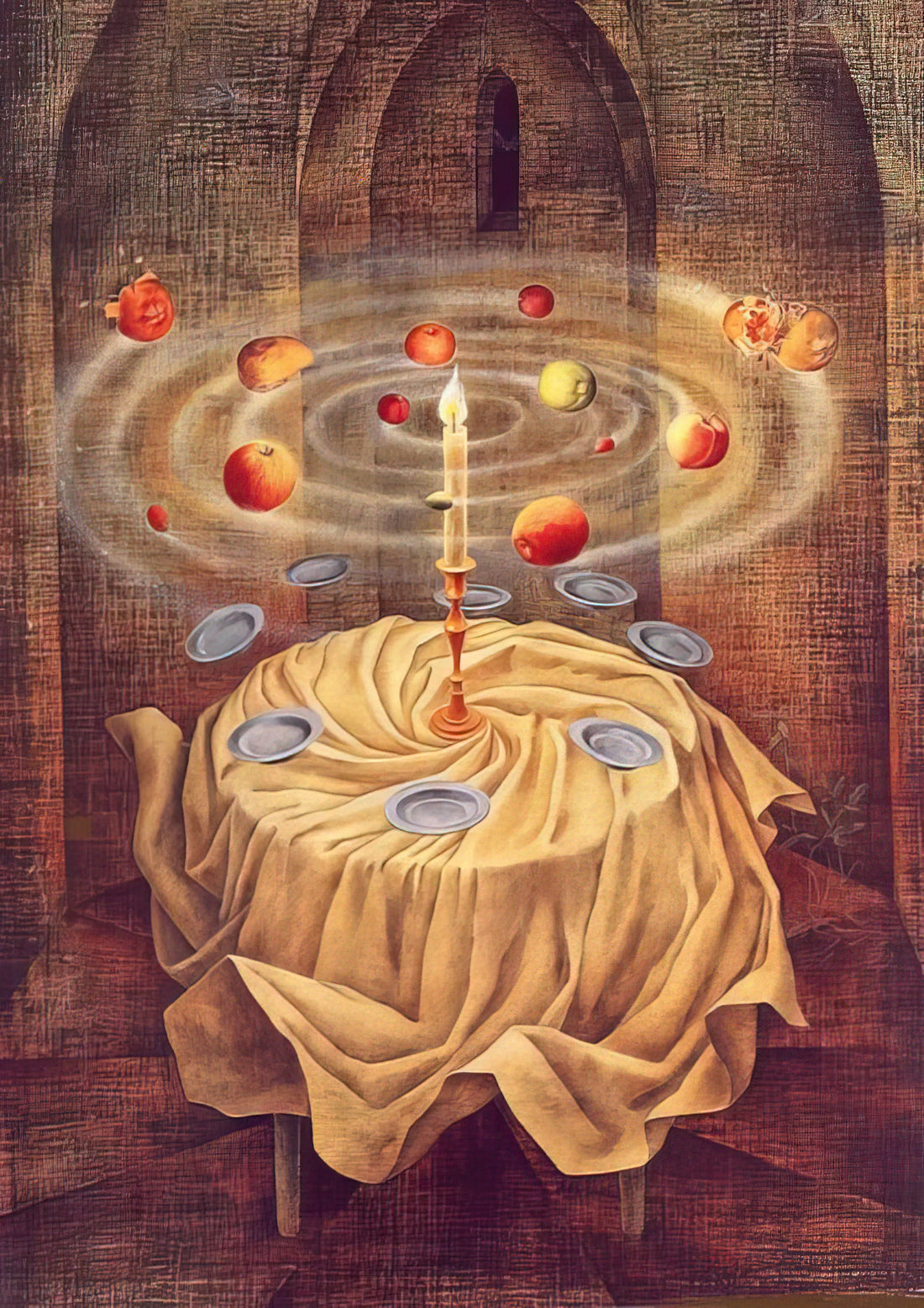 Remedios Varo Prints: Exploring the Surrealist Vision of a Forgotten Master - STILL LIFE RESLICITANDO 1963 by Remedios Varo