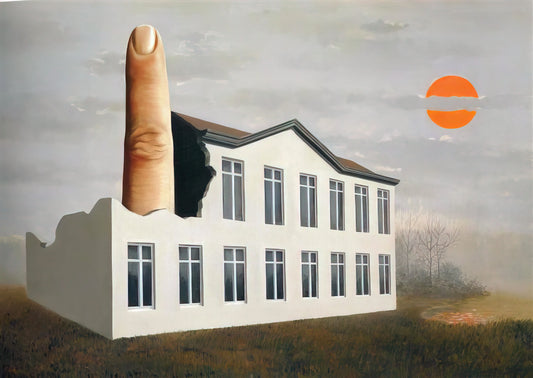 René Magritte at SFMOMA: A Curator's Guide to Surrealist Mastery and Collecting - THE REVEALING OF THE PRESENT 1936 by Rene Magritte