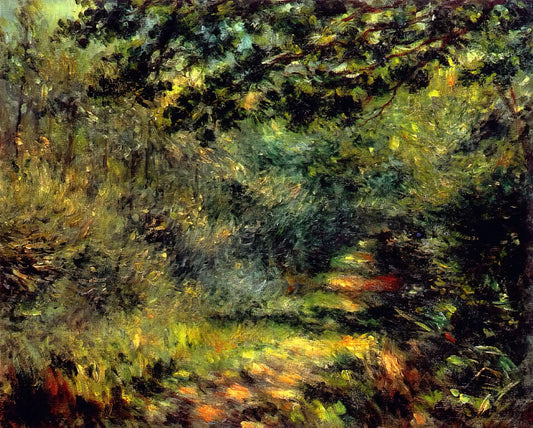 Renoir Art: The Luminous Legacy of Impressionism's Master of Joy - Forest Path by Pierre-Auguste Renoir