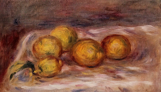 Renoir Boat Paintings: A Voyage Through Impressionist Light and Leisure - Lemons by Pierre-Auguste Renoir