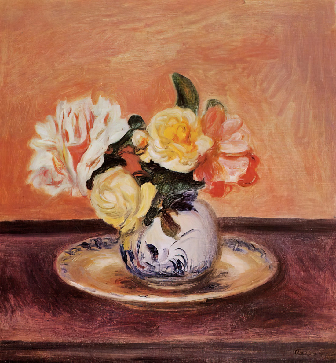 Renoir Lake: The Impressionist's Serene Waterscapes and Their Enduring Legacy - Vase of Flowers by Pierre-Auguste Renoir