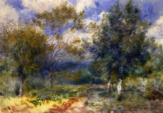 Renoir Portraits: Capturing the Radiance of Human Connection - Sunny Landscape by Pierre-Auguste Renoir