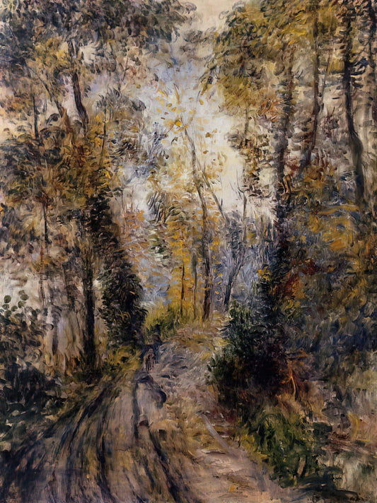 Renoir Water: The Luminous Fluidity in Pierre-Auguste Renoir's Masterpieces - The Path through the Forest by Pierre-Auguste Renoir