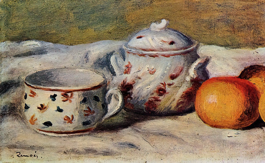 Renoir at the Met: A Curator's Guide to the Impressionist Master's Works in New York - Still Life with Cup and Sugar Bowl by Pierre-Auguste Renoir