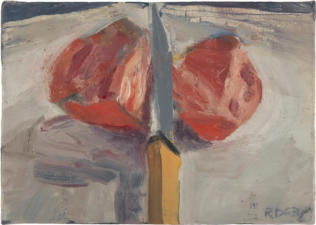 Richard Diebenkorn Paintings: A Journey Through Abstract Expressionism and the California Figurative Movement - Tomato and Knife by Richard Diebenkorn