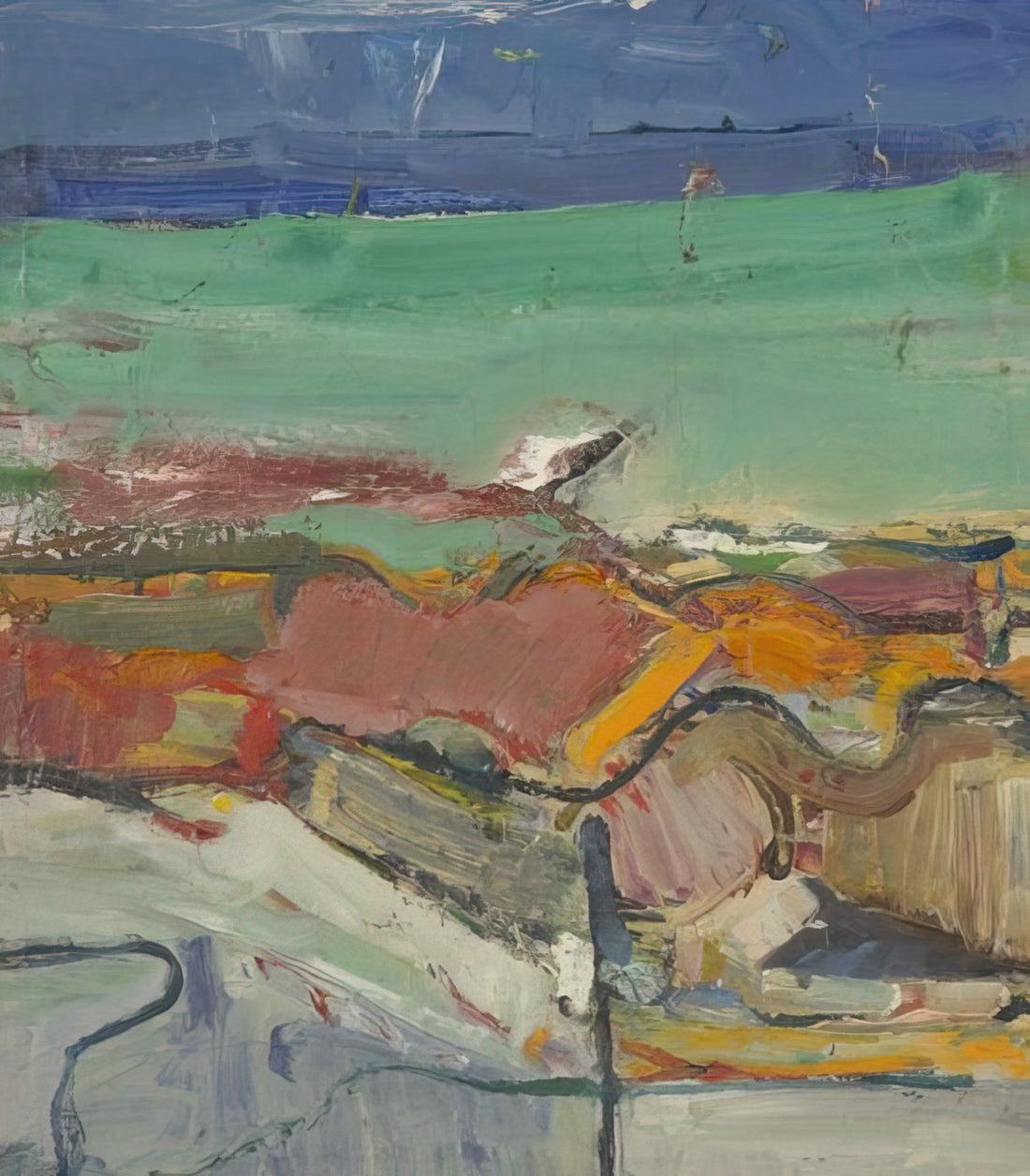 Richard Diebenkorn at SFMOMA: A Journey Through Ocean Park and Beyond - Berkeley by Richard Diebenkorn