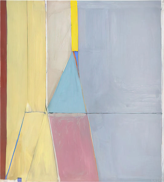 Richard Diebenkorn at the de Young: A Journey Through California Modernism - Ocean Park #21 by Richard Diebenkorn