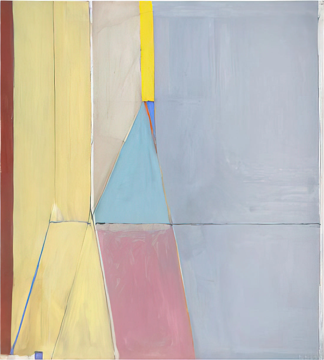 Richard Diebenkorn for Sale: A Collector's Guide to Acquiring Museum-Quality Prints - Ocean Park #21 by Richard Diebenkorn