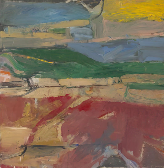 Richard Diebenkorn: The Master of Light, Space, and Abstract Realism - Berkeley #32 by Richard Diebenkorn