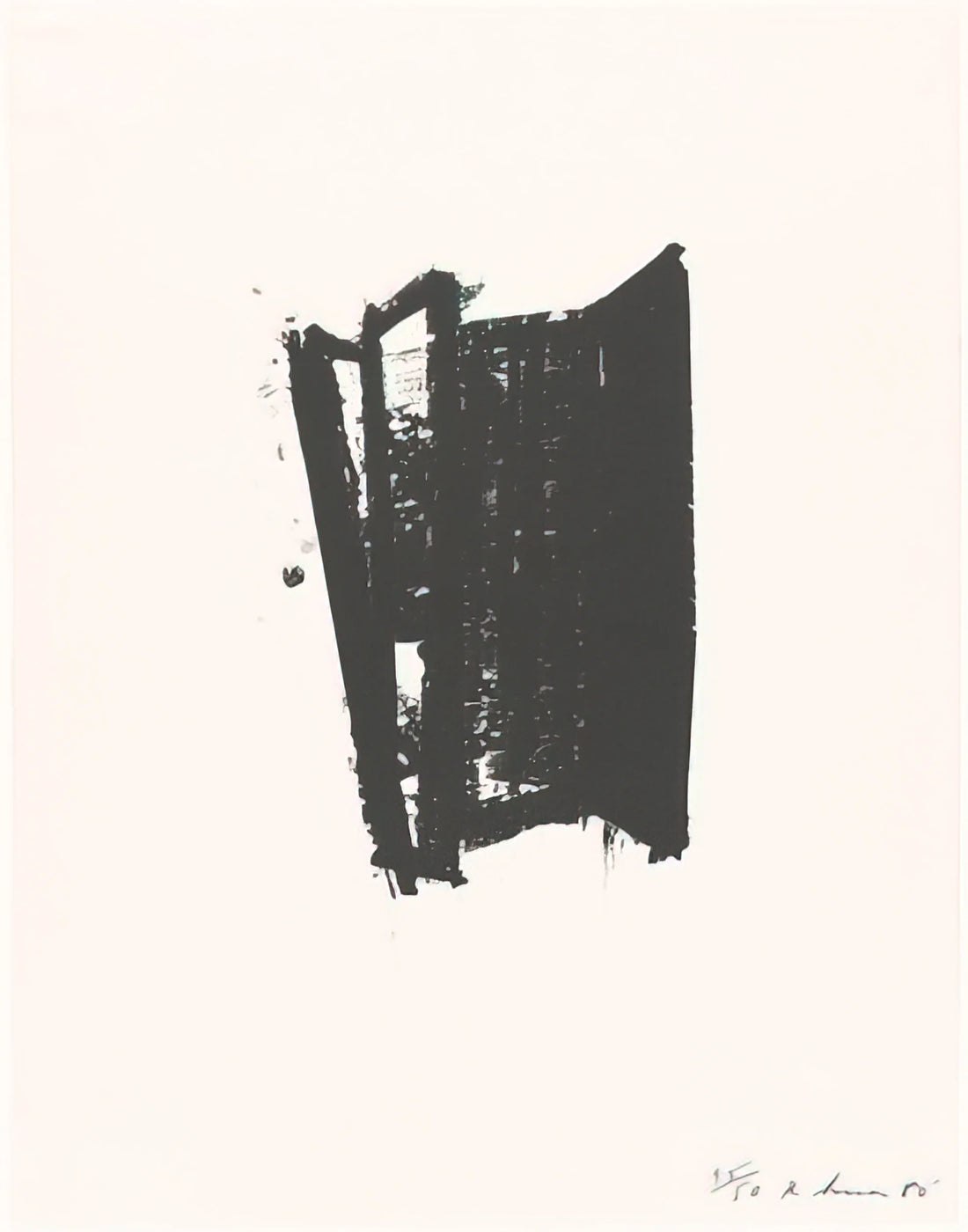 Richard Serra at the Guggenheim: A Monumental Encounter with Space and Scale - SKETCH 6 1981 by Richard Serra