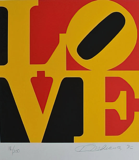 Robert Indiana: The Artist Who Redefined LOVE and American Pop Art - German Love by Robert Indiana
