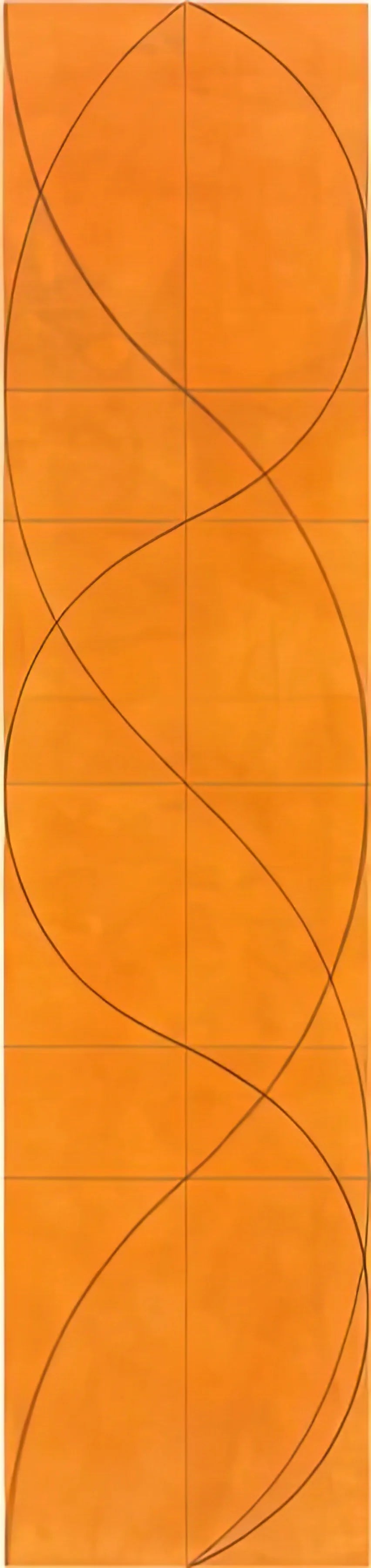 Robert Mangold: The Minimalist Master of Geometric Abstraction and Color Field Painting - COLUMN PAINTING 16 2004 by Robert Mangold