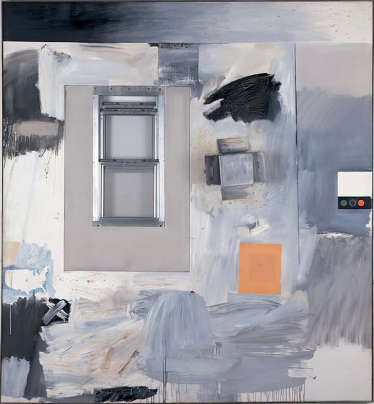 Robert Rauschenberg at the Guggenheim: A Revolutionary Retrospective - TROPHY V FOR JASPER JOHNS 1962 by Robert Rauschenberg