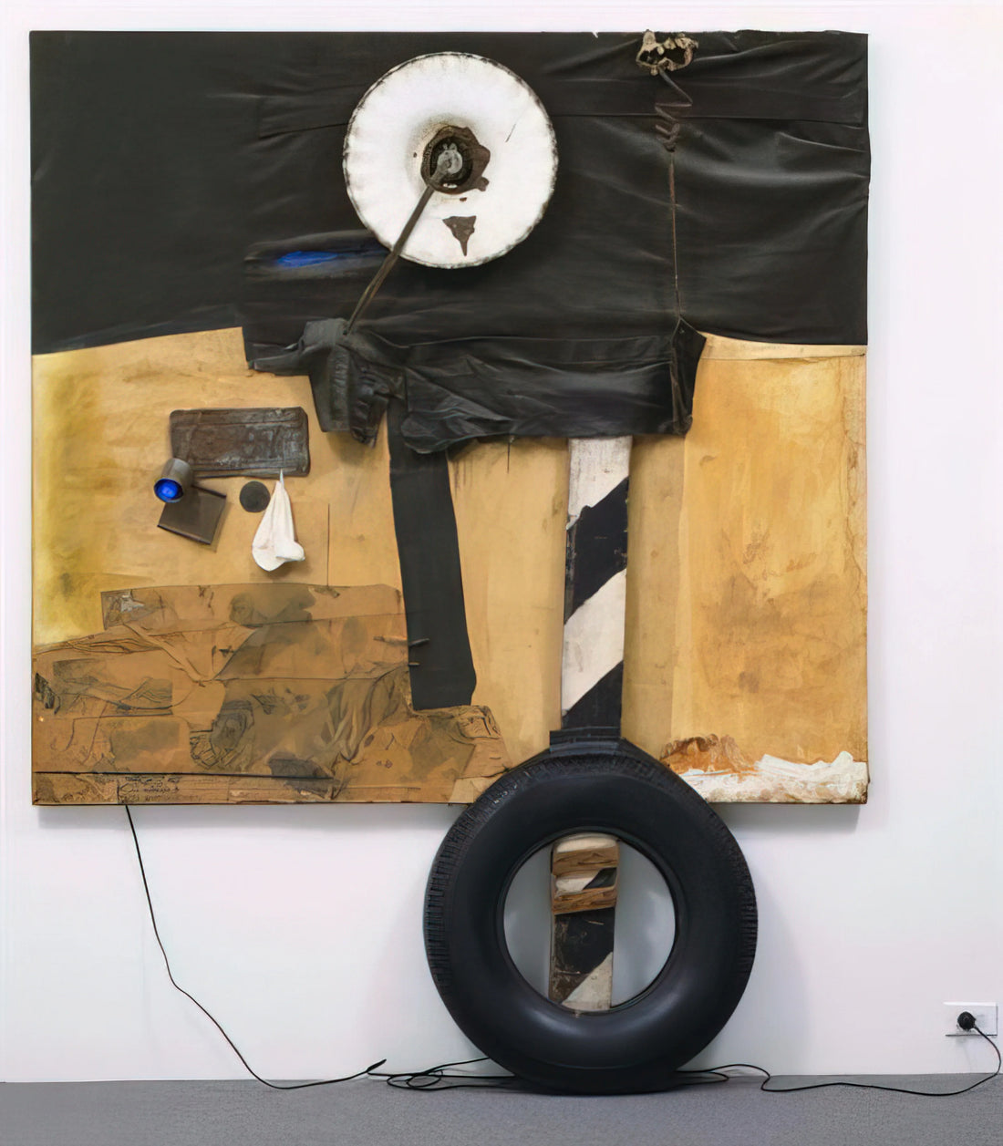 Robert Rauschenberg's Dante's Inferno: A Modernist Reimagining of a Medieval Epic - FIRST LANDING JUMP 1961 by Robert Rauschenberg
