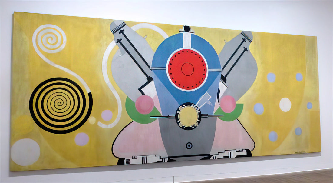 Robert and Sonia Delaunay: The Pioneers of Orphism and Modern Art - MOTEUR D AVION DECORATION POUR LE PALAIS DE L AIR EXPOSITION INTERNATIONALE DES ARTS ET DES 1937 by Sonia Delaunay