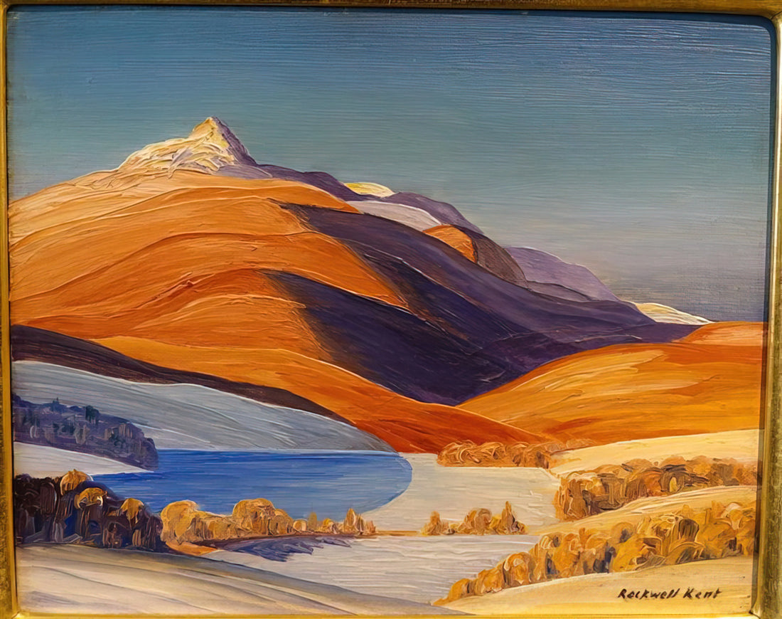 Rockwell Kent Framed Canvas Print: A Collector's Guide to Maritime Mastery - Vermont Study by Rockwell Kent