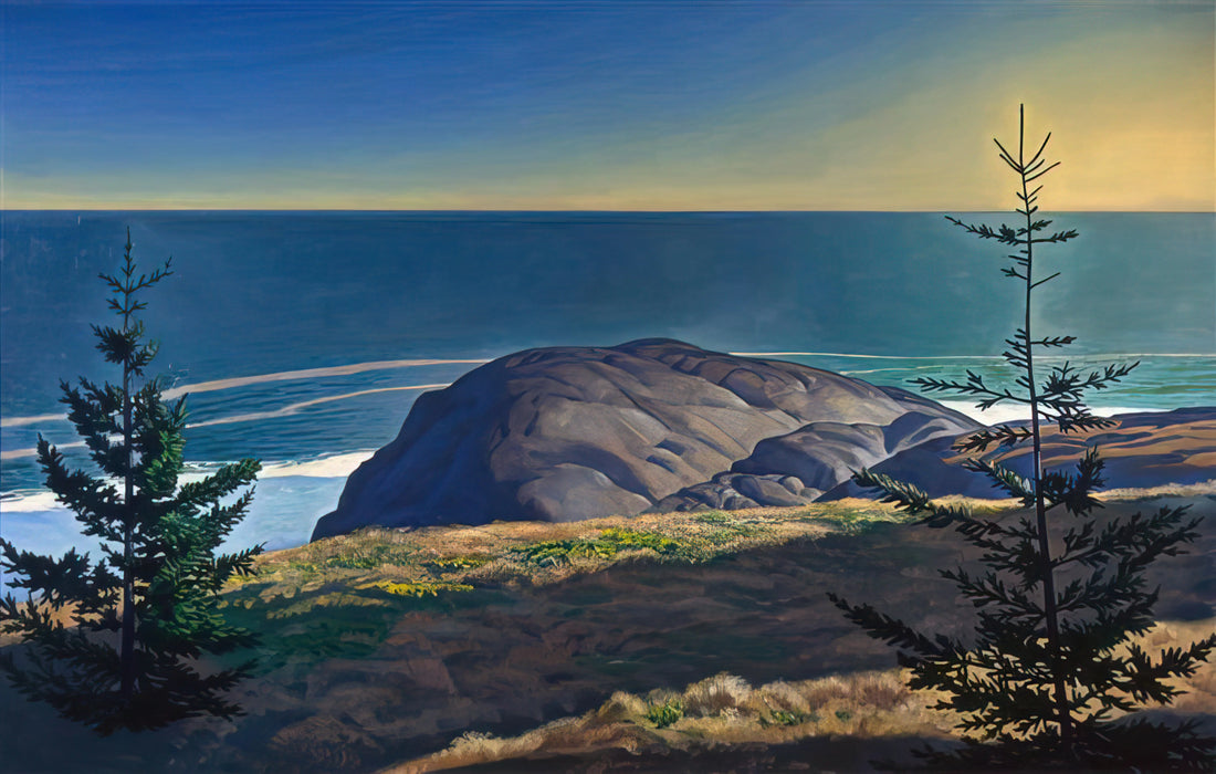 Rockwell Kent Reproductions: A Collector's Guide to the Artist's Enduring Legacy - Young Spruces, Maine Coast by Rockwell Kent