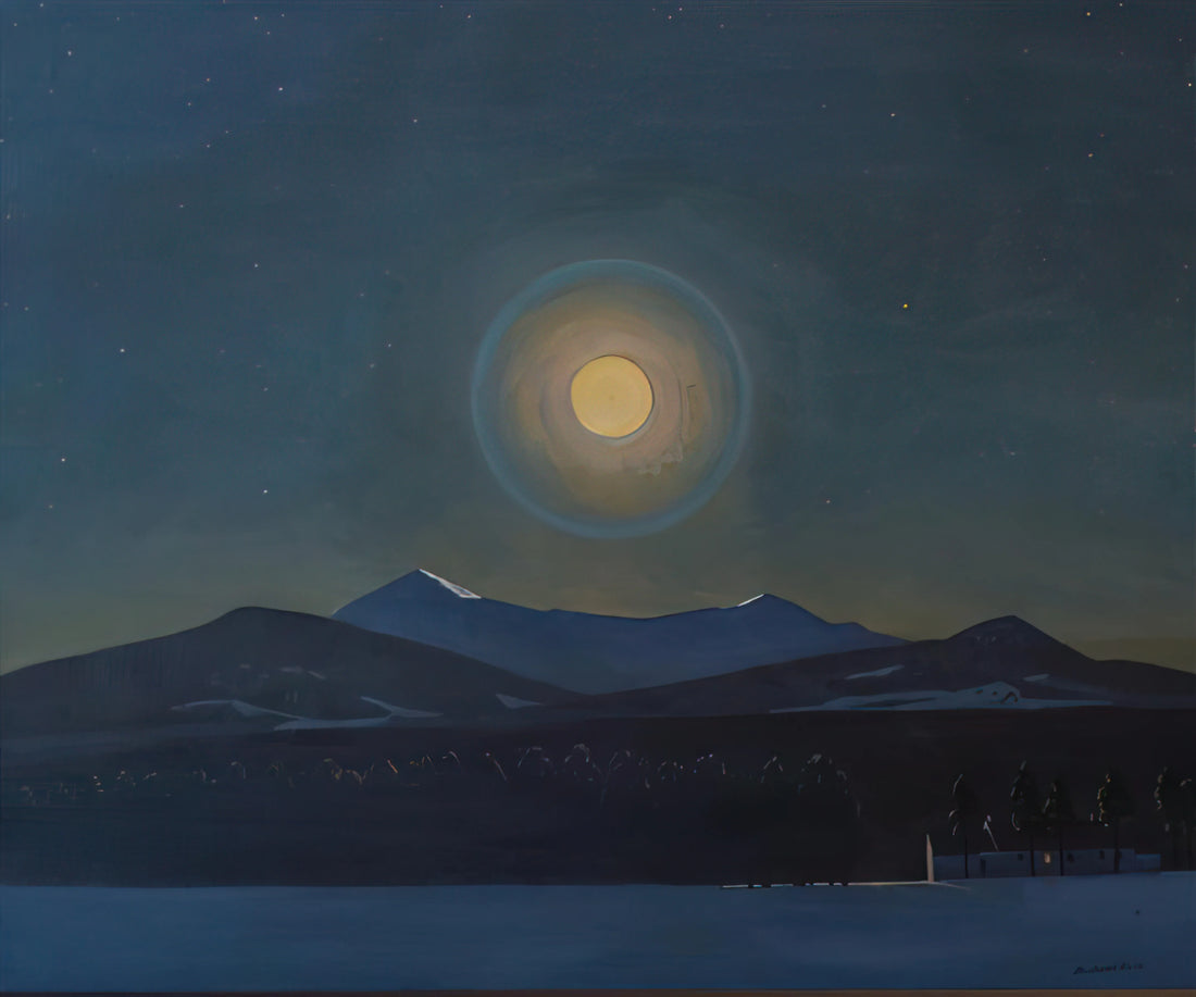 Rockwell Kent Woodcuts: The Masterful Synthesis of Art, Craft, and Wilderness - Moonlight, Winter by Rockwell Kent