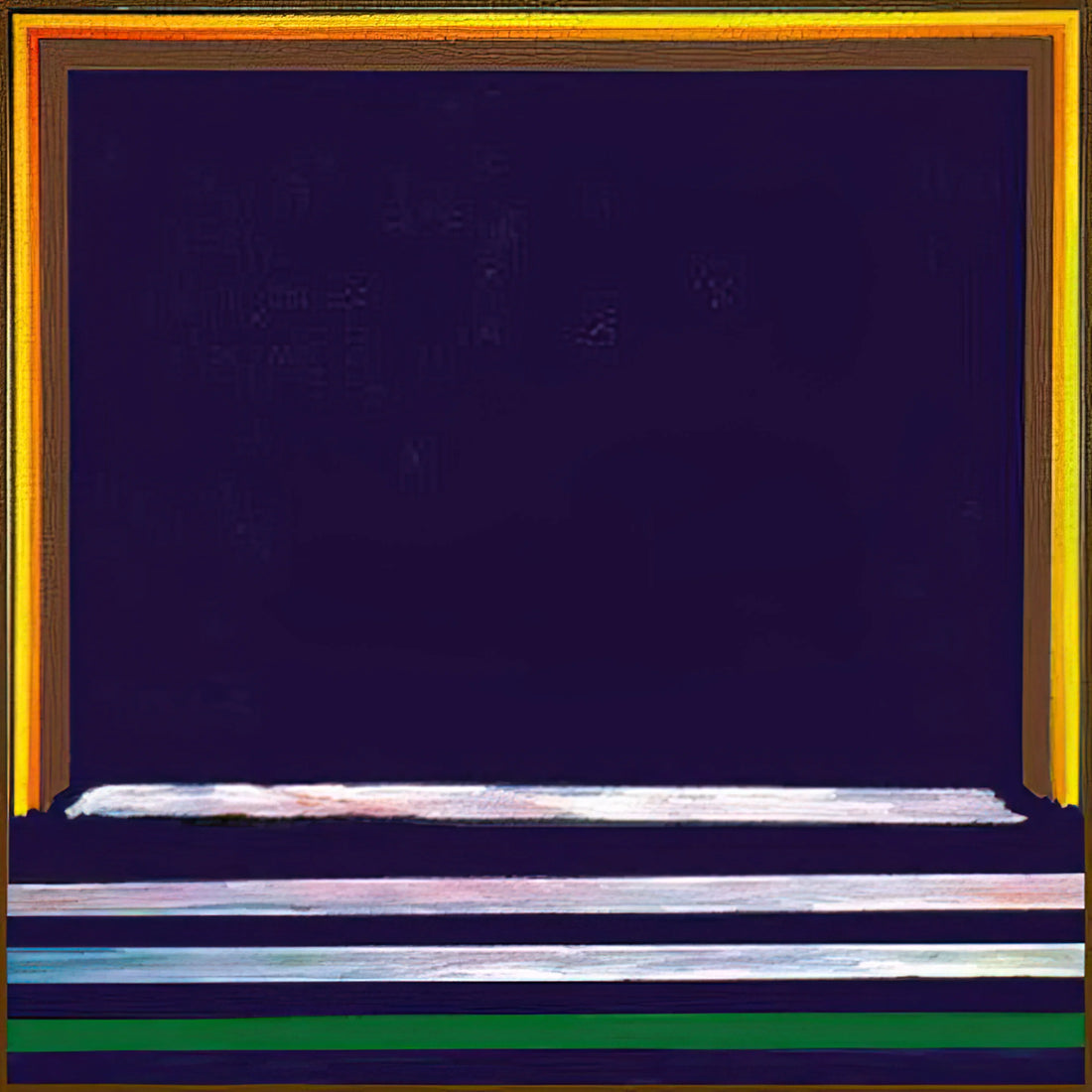 Ronnie Landfield Framed Art Print: A Collector's Guide to Abstract Expressionism - The Howl of Terror - 1967 by Ronnie Landfield