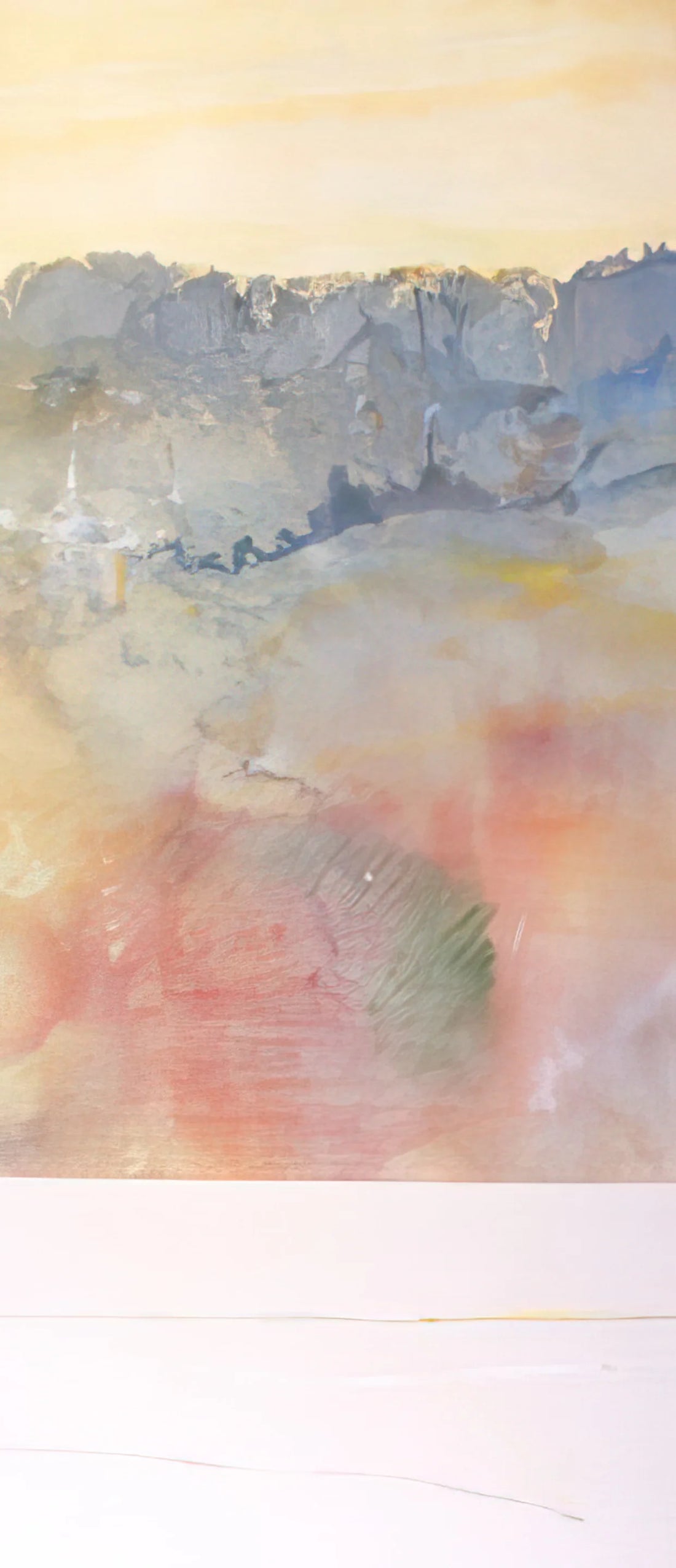 Ronnie Landfield Prints: The Lyrical Abstractionist's Legacy in Contemporary Art - Rain Dance 2 - 1969 by Ronnie Landfield