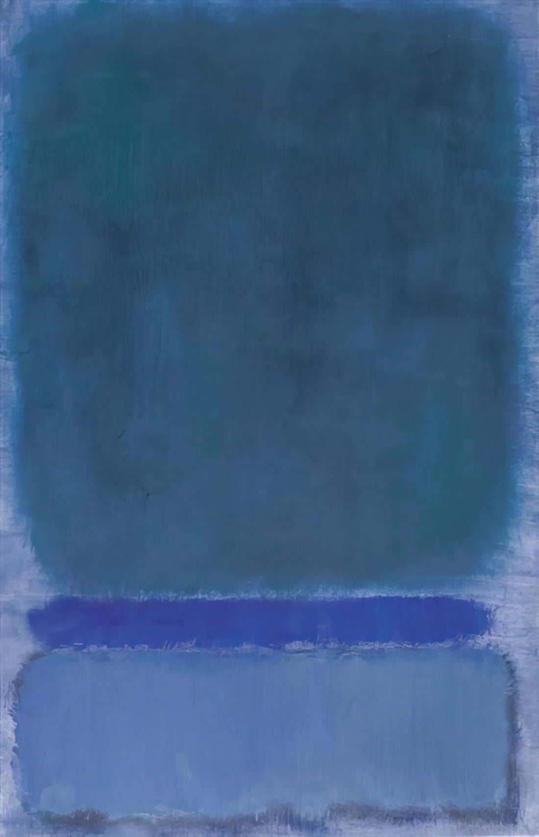 Rothko Canvas Prints for Sale: A Collector's Guide to Museum-Quality Reproductions - Untitled Green on Blue - 1968 by Mark Rothko